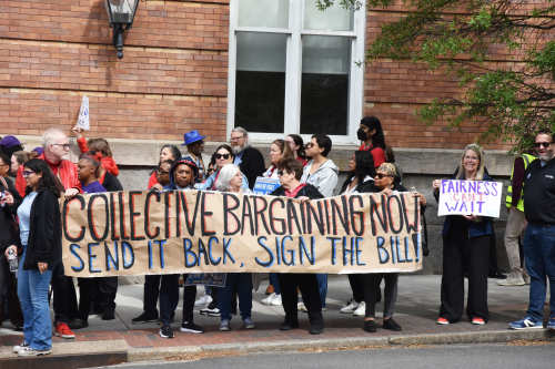 ‘This shows the power that comes from employees joining forces:’ King signs collective bargaining agreement with union workers